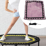Maxbell Trampoline Replacement Mat Jumping Rebounder Mat for Outdoor Garden Exercise Pink