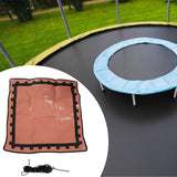 Maxbell Trampoline Replacement Mat Jumping Rebounder Mat for Outdoor Garden Exercise Orange