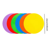 Maxbell Training Spots Markers 9 inch Flat Cones for Basketball Soccer Dance Practice 12pcs