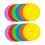 Maxbell Training Spots Markers 9 inch Flat Cones for Basketball Soccer Dance Practice 12pcs