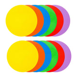 Maxbell Training Spots Markers 9 inch Flat Cones for Basketball Soccer Dance Practice 12pcs
