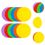 Maxbell Training Spots Markers 9 inch Flat Cones for Basketball Soccer Dance Practice 12pcs