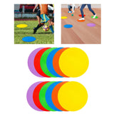 Maxbell Training Spots Markers 9 inch Flat Cones for Basketball Soccer Dance Practice 12pcs