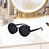 Maxbell Adjustable Tint Sunglasses Modern Eyewear for Driving Outdoor Sports Fishing Black