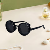 Maxbell Adjustable Tint Sunglasses Modern Eyewear for Driving Outdoor Sports Fishing Black