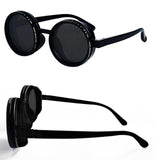 Maxbell Adjustable Tint Sunglasses Modern Eyewear for Driving Outdoor Sports Fishing Black