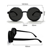 Maxbell Adjustable Tint Sunglasses Modern Eyewear for Driving Outdoor Sports Fishing Black