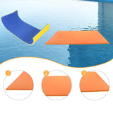 Maxbell Water Floating Pad Foam Lightweight Pool Float for Beach Swimming Pool Yellow Blue