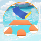 Maxbell Water Floating Pad Foam Lightweight Pool Float for Beach Swimming Pool Yellow Blue