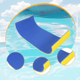 Maxbell Water Floating Pad Foam Lightweight Pool Float for Beach Swimming Pool Yellow Blue