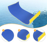 Maxbell Water Floating Pad Foam Lightweight Pool Float for Beach Swimming Pool Yellow Blue