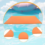 Maxbell Water Floating Pad Foam Lightweight Pool Float for Beach Swimming Pool Orange Yellow