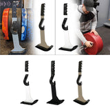 Deadlift Jack Loading and Unloading Barbell Plates Heavy Duty Barbell Lifter White
