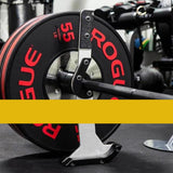 Deadlift Jack Loading and Unloading Barbell Plates Heavy Duty Barbell Lifter White
