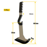 Deadlift Jack Loading and Unloading Barbell Plates Heavy Duty Barbell Lifter White