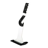 Deadlift Jack Loading and Unloading Barbell Plates Heavy Duty Barbell Lifter White