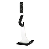 Deadlift Jack Loading and Unloading Barbell Plates Heavy Duty Barbell Lifter White