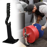Deadlift Jack Loading and Unloading Barbell Plates Heavy Duty Barbell Lifter Black
