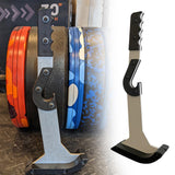 Deadlift Jack Loading and Unloading Barbell Plates Heavy Duty Barbell Lifter Stainless Steel