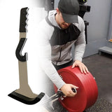 Deadlift Jack Loading and Unloading Barbell Plates Heavy Duty Barbell Lifter Stainless Steel