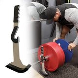 Deadlift Jack Loading and Unloading Barbell Plates Heavy Duty Barbell Lifter Stainless Steel