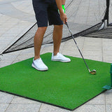 Golf Hitting Mat Golf Putting Carpet Golf Lawn Mat for Men Women Adults Home 1x1M