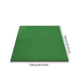 Golf Hitting Mat Golf Putting Carpet Golf Lawn Mat for Men Women Adults Home 1x1M