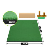 Golf Hitting Mat Golf Putting Carpet Golf Lawn Mat for Men Women Adults Home 1x1M