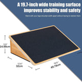 Wooden Slant Board Anti Slip Calf Stretch Board for Pilates Workout Exercise