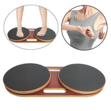 Waist Twisting Disc Wooden Twisting Board for Aerobic Exercise Slimming Home