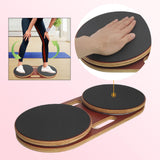 Waist Twisting Disc Wooden Twisting Board for Aerobic Exercise Slimming Home