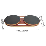 Waist Twisting Disc Wooden Twisting Board for Aerobic Exercise Slimming Home