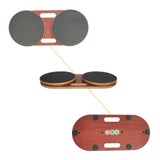 Waist Twisting Disc Wooden Twisting Board for Aerobic Exercise Slimming Home