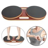 Waist Twisting Disc Wooden Twisting Board for Aerobic Exercise Slimming Home