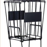 Tennis Ball Basket with Wheels Tennis Ball Retriever for Sports Supplies Gym