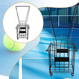 Tennis Ball Basket with Wheels Tennis Ball Retriever for Sports Supplies Gym