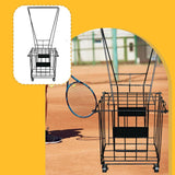 Tennis Ball Basket with Wheels Tennis Ball Retriever for Sports Supplies Gym