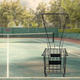 Tennis Ball Basket with Wheels Tennis Ball Retriever for Sports Supplies Gym