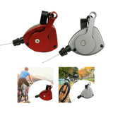 Bicycle Shifter Lever Parts Outdoor Replace Portable Bike Thumb Gear Shifter Black Red