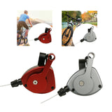 Bicycle Shifter Lever Parts Outdoor Replace Portable Bike Thumb Gear Shifter Black Red