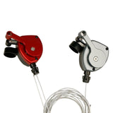 Bicycle Shifter Lever Parts Outdoor Replace Portable Bike Thumb Gear Shifter Black Red