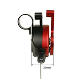 Bicycle Shifter Lever Parts Outdoor Replace Portable Bike Thumb Gear Shifter Black Red