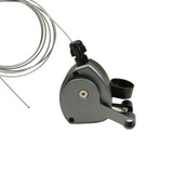 Bicycle Shifter Lever Parts Outdoor Replace Portable Bike Thumb Gear Shifter Black Titanium