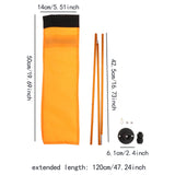 Maxbell Kayak Safe Flag Mount Kit Sturdy High Visibility for Dinghies Aluminum Alloy Orange Flag