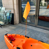 Maxbell Kayak Safe Flag Mount Kit Sturdy High Visibility for Dinghies Aluminum Alloy Orange Flag