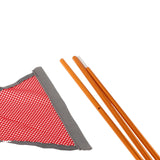 Maxbell Kayak Flag Base Kit Aluminum Alloy with Stable Base for Boats Dinghies Yacht Red Flag