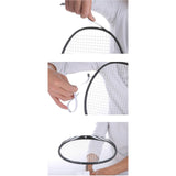 Maxbell Badminton Racket Frame Protector Sticker 9.84x6.69inch PU Racquet Guard Tape Black