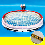 Maxbell Badminton Racket Frame Protector Sticker 9.84x6.69inch PU Racquet Guard Tape Black