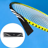 Maxbell Badminton Racket Frame Protector Sticker 9.84x6.69inch PU Racquet Guard Tape Black