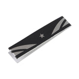Maxbell Badminton Racket Frame Protector Sticker 9.84x6.69inch PU Racquet Guard Tape Black